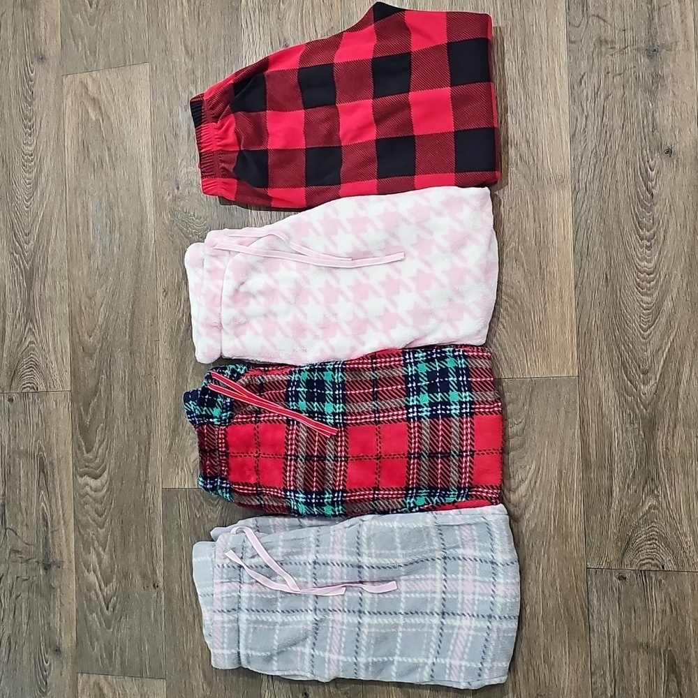 Joyspun Brand Cozy Pajama Bottoms Size S(4-6) And The Childrens Place Adult S